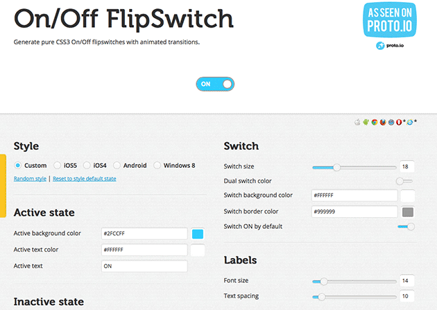 On/Off FlipSwitch